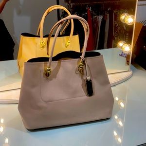 London Fog- light pink tote bag